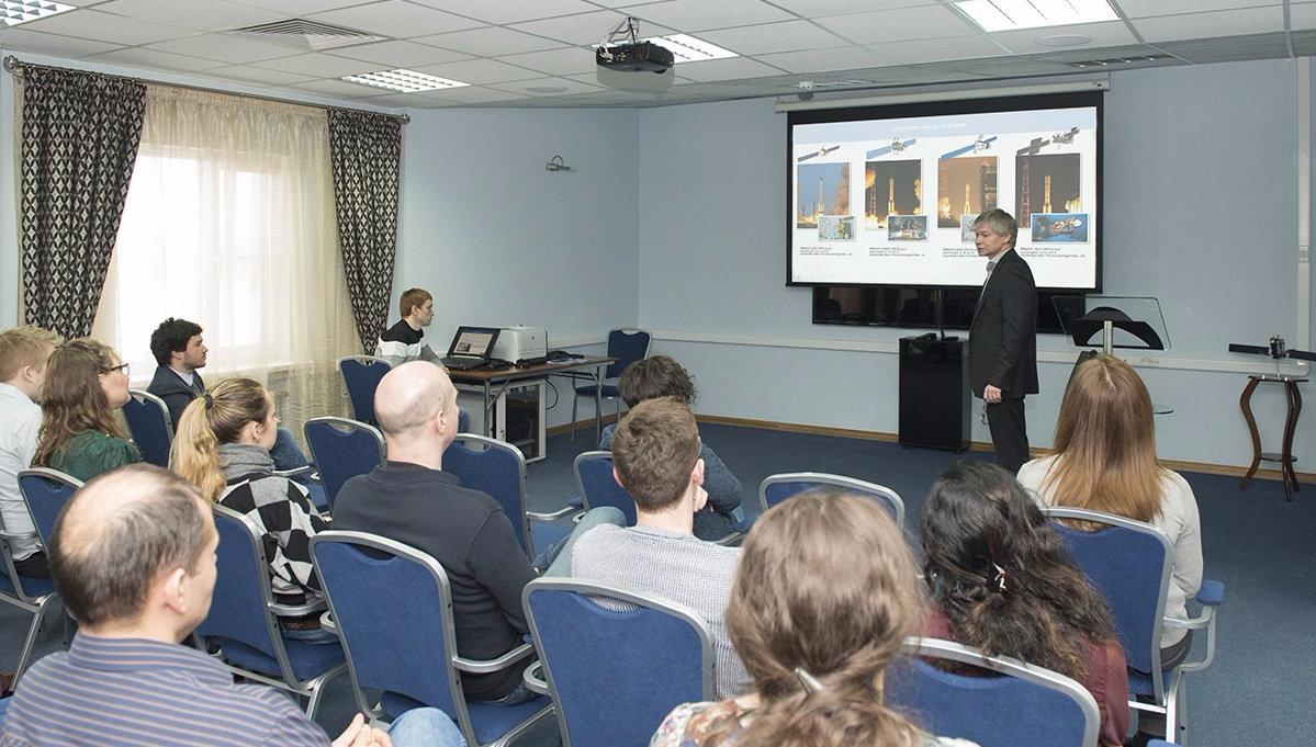Students of the International Space University learned about Gazprom Space Systems’ activity