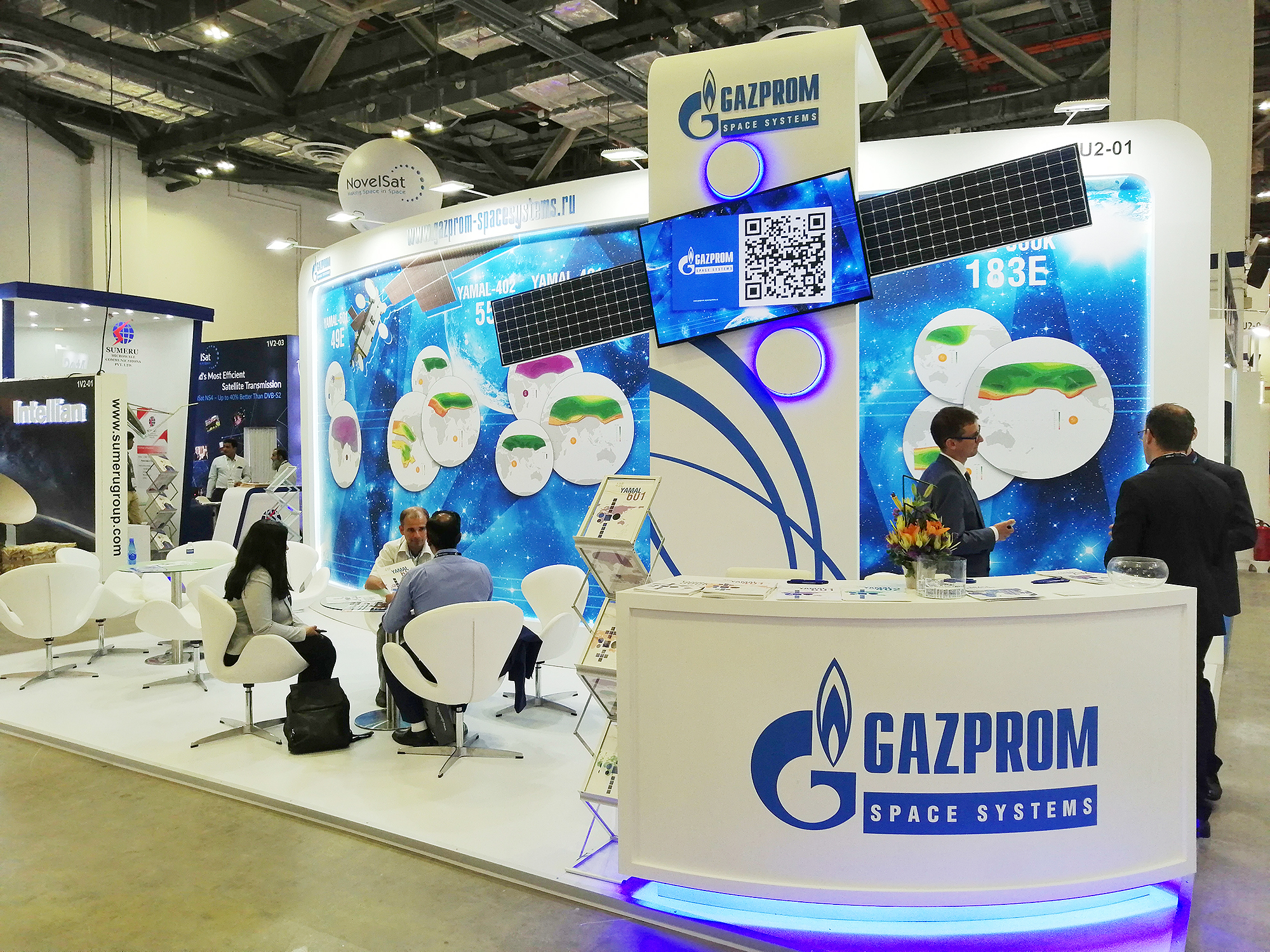 CommunicAsia 2019 - Gazprom Space Systems unveiled possibilities of the new satellite Yamal-601 