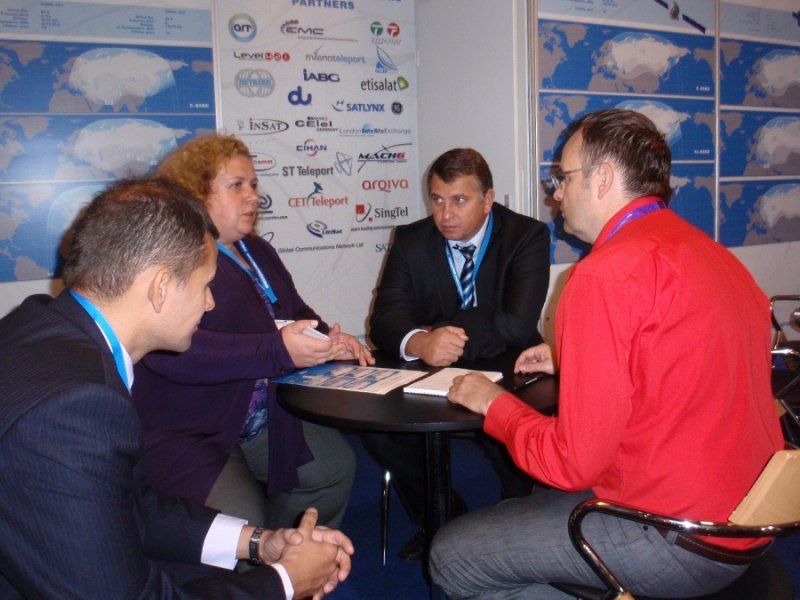 Gazprom Space Systems at the IBC 2010 Show